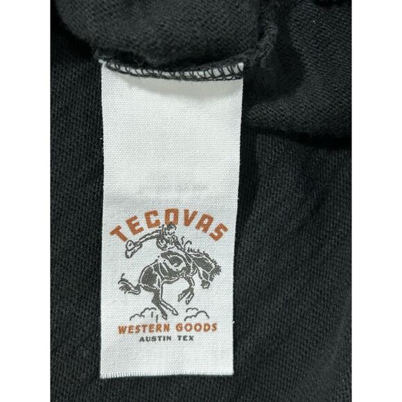 Tecovas Women’s L Cotton Slub Henley Onyx - Picture 5 of 7